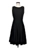 Calvin Klein Solid Black Casual Dress Size 4 - photo 1