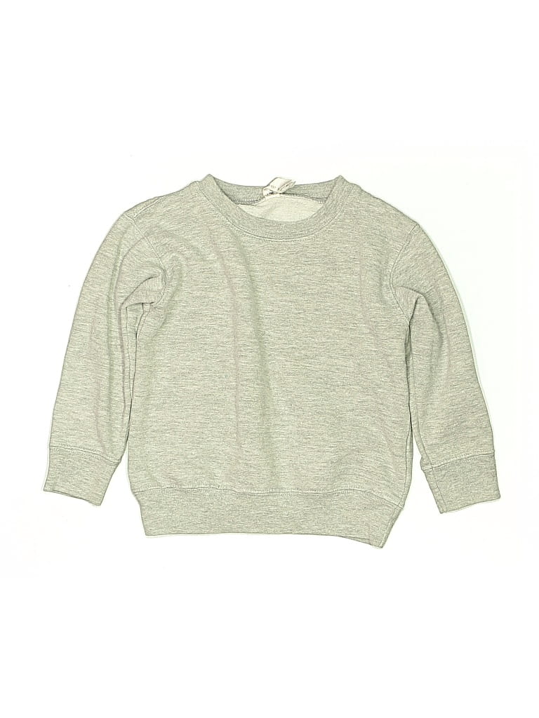 Pre-owned Rabbit Skins Kids' Pullover Sweater In Gray