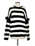 Romeo & Juliet Couture Stripes White Pullover Sweater Size S - photo 1