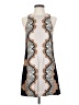 Tibi Graphic Ivory Cocktail Dress Size 2 - photo 1