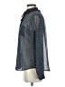 Ann Taylor LOFT 100% Polyester Polka Dots Black Long Sleeve Blouse Size S - photo 5