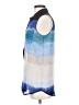Reed 100% Polyester Color Block Blue Sleeveless Blouse Size S - photo 5
