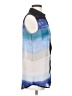 Reed 100% Polyester Color Block Blue Sleeveless Blouse Size S - photo 4