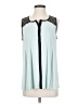 Elle Teal Sleeveless Blouse Size S - photo 1
