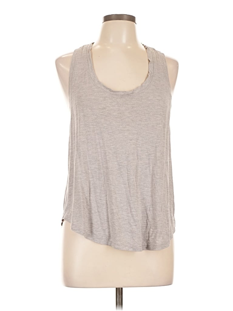 Pre-owned Fabletics Sleeveless T-shirt In Gray