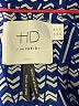 HD in Paris 100% Polyester Blue Long Sleeve Blouse Size 4 - photo 6