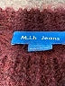 m.i.h Jeans Burgundy Red Pullover Sweater Size S - photo 7
