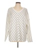 Unbranded Stripes Ivory Pullover Sweater Size L - photo 1
