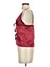 Shein Burgundy Sleeveless Blouse Size XS - photo 5