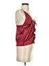 Shein Burgundy Sleeveless Blouse Size XS - photo 4