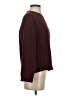 Just Fab Solid Burgundy Pullover Sweater Size S - photo 4