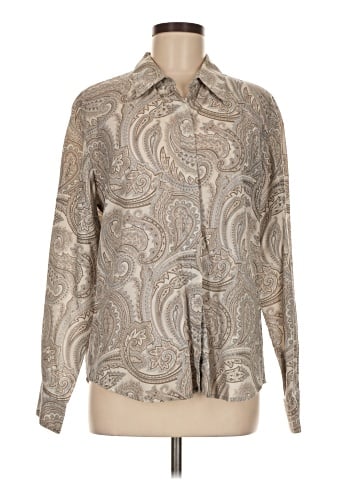 Liz Claiborne Long Sleeve Button-Down Shirt (view 1)