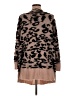Debut 100% Viscose Animal Print Brown Cardigan Size L - photo 2