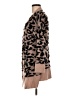 Debut 100% Viscose Animal Print Brown Cardigan Size L - photo 5