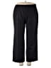 Talbots 100% Wool Plaid Black Wool Pants Size 18W - photo 1