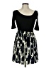 Eight Sixty Black 3/4 Sleeve Top Size M - photo 1