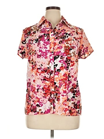 Laura Scott Short Sleeve Blouse (view 1)