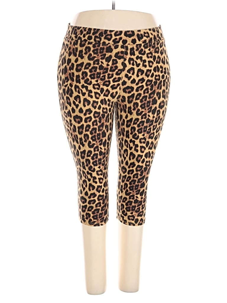 Pre-owned Torrid Leggings In Gold