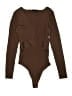 Haute Monde 100% Polyester Brown Bodysuit Size L - photo 1