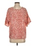 Unbranded 100% Polyester Red Short Sleeve Blouse Size S - photo 1