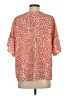 Unbranded 100% Polyester Red Short Sleeve Blouse Size S - photo 2