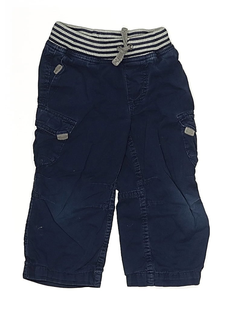 Pre-owned Hanna Andersson Kids' Cargo Pants In Blue