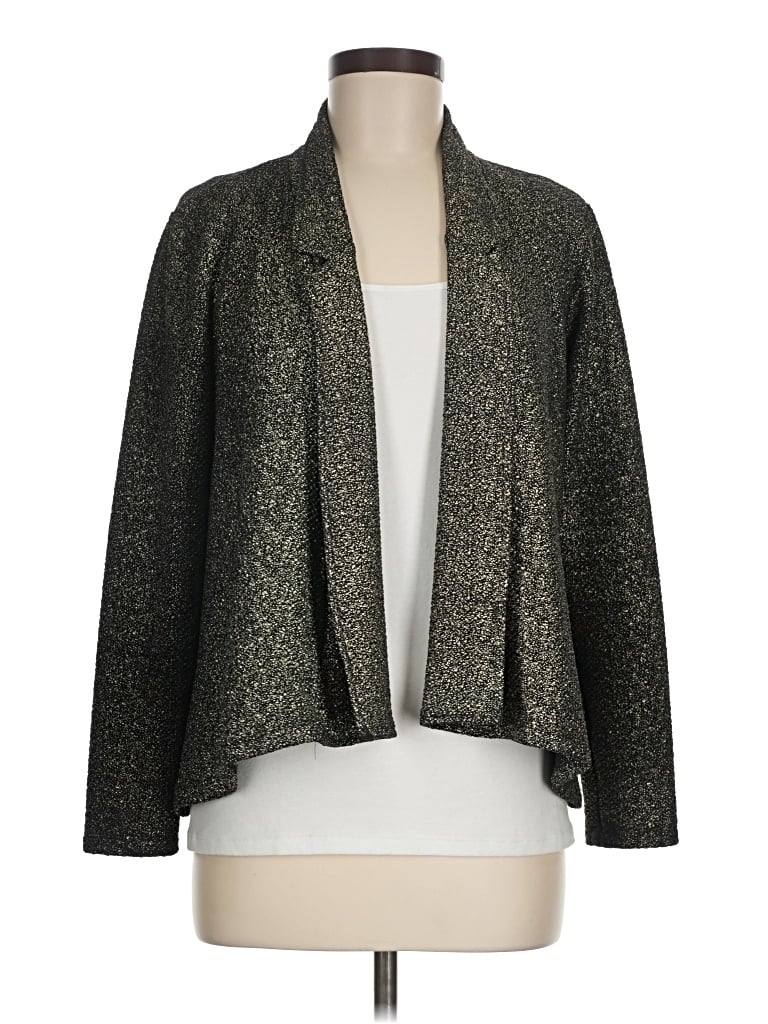 Pre-owned Lily White Cardigan Sweater In Gray