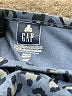 Gap 100% Cotton Animal Print Blue Long Sleeve Blouse Size 2T - photo 3
