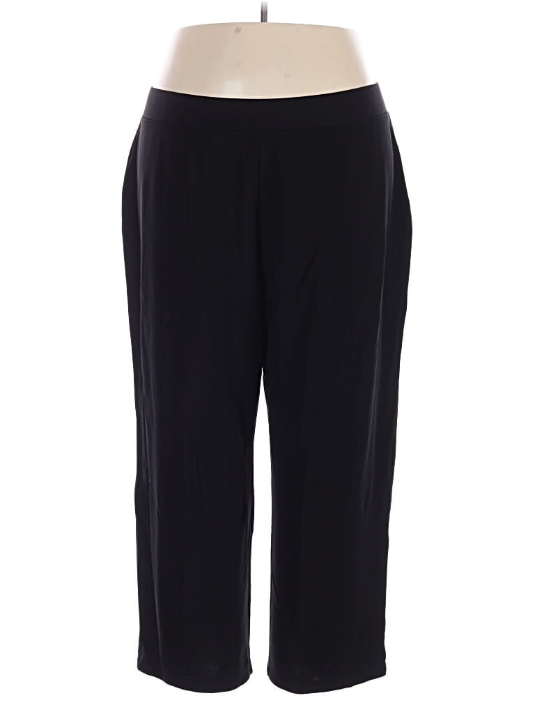 Pre-owned Susan Graver Dress Pants In Black