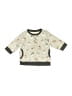 Peek... 100% Cotton Print Tan Gray Pullover Sweater Size 3-6 mo - photo 1