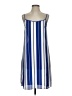 J.Crew 100% Polyester Stripes Blue Casual Dress Size XXS - photo 1
