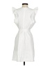 Unbranded 100% Polyester White Casual Dress Size S - photo 2