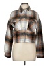 Windsor 100% Polyester Plaid Brown Jacket Size M - photo 1