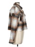 Windsor 100% Polyester Plaid Brown Jacket Size M - photo 4