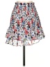 Veronica Beard 100% Polyester Print White Casual Skirt Size 2 - photo 1