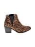 G.C. Shoes Animal Print Brown Ankle Boots Size 7 1/2 - photo 1