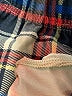 Shein Plaid Brown Blue Formal Skirt Size S - photo 4