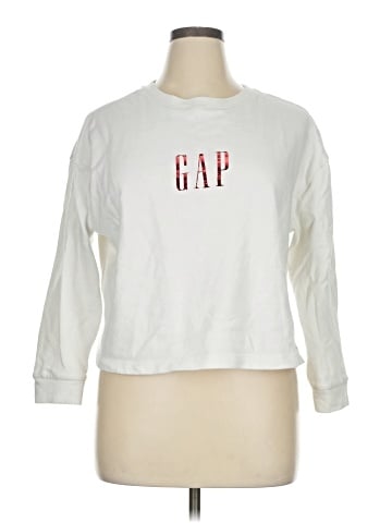 Gap Body 3/4 Sleeve T-Shirt (view 1)