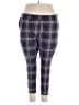 Torrid Plaid Purple Casual Pants Size 5X Plus (5) - photo 1