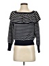 Joie Stripes Black Pullover Sweater Size S - photo 1