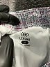 Leg3nd 100% Polyester Paisley Silver Athletic Shorts Size M - photo 3