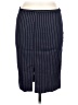 J.Crew Stripes Blue Wool Skirt Size 10 - photo 1