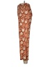 Hollister Paisley Orange Casual Pants Size 1R - photo 5