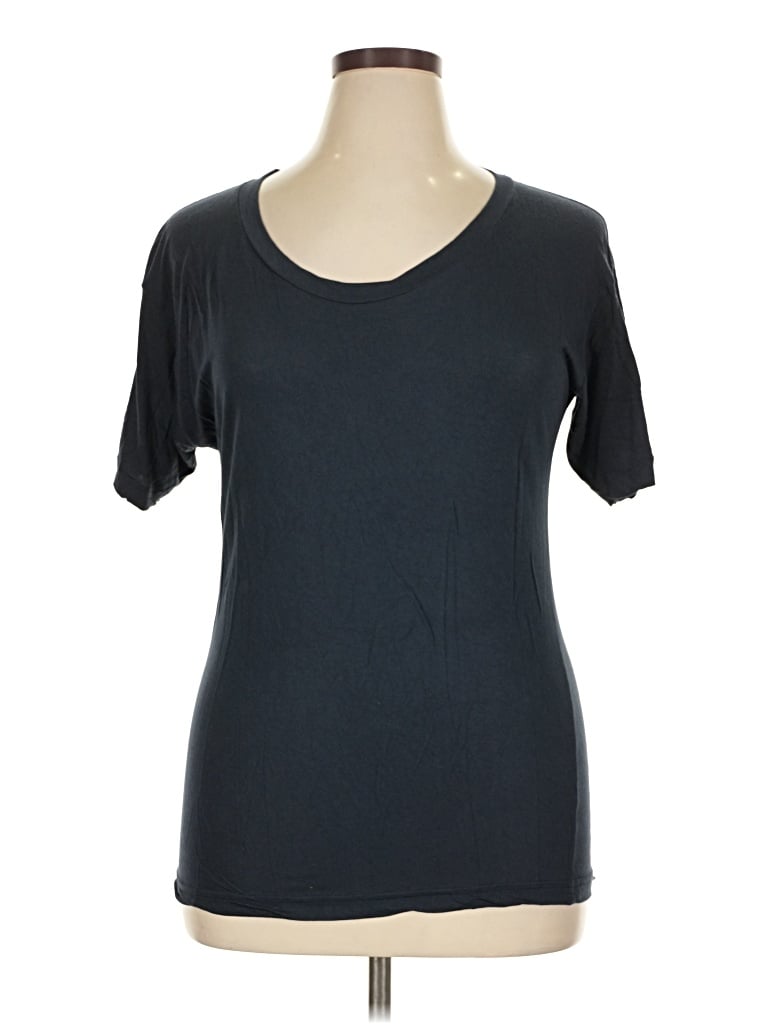 Pre-owned American Apparel Short Sleeve T-shirt In Black
