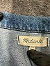 Madewell 100% Cotton Blue Denim Jacket Size XXS - photo 3