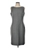 9&Co. 100% Polyester Solid Gray Casual Dress Size 10 - photo 1