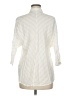 Massimo Dutti Ivory 3/4 Sleeve Blouse Size M - photo 2