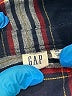 Gap Plaid Blue Long Sleeve Henley Size XS - photo 7