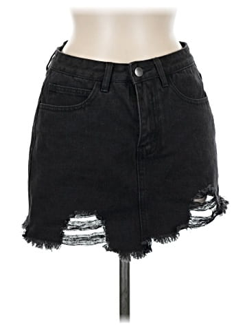 Superdown Denim Skirt (view 1)