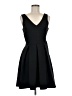 H&M 100% Polyester Solid Black Cocktail Dress Size M - photo 1